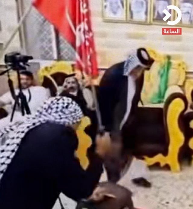 Iraqi Tribal Leader’s Shocking Act of Political Devotion