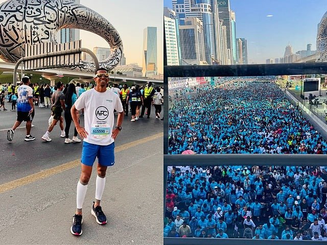 Dubai Run 2025: Indian expat runs 23km from Al Qusais to DIFC