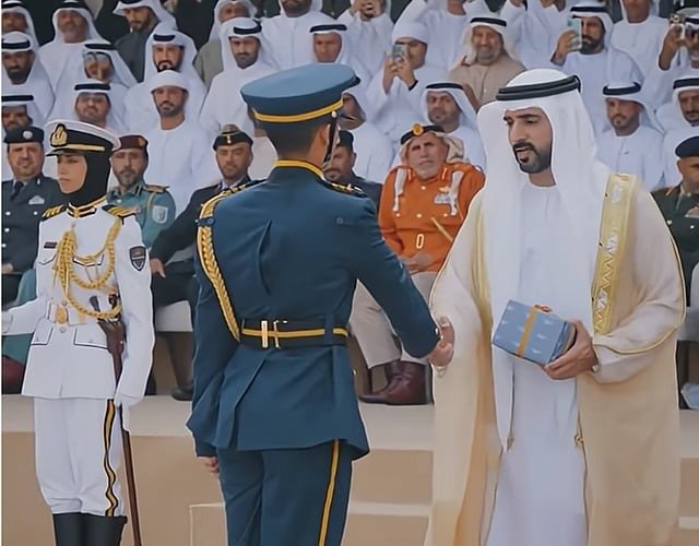 Sheikh Hamdan Attends Zayed Military University Graduation Ceremony